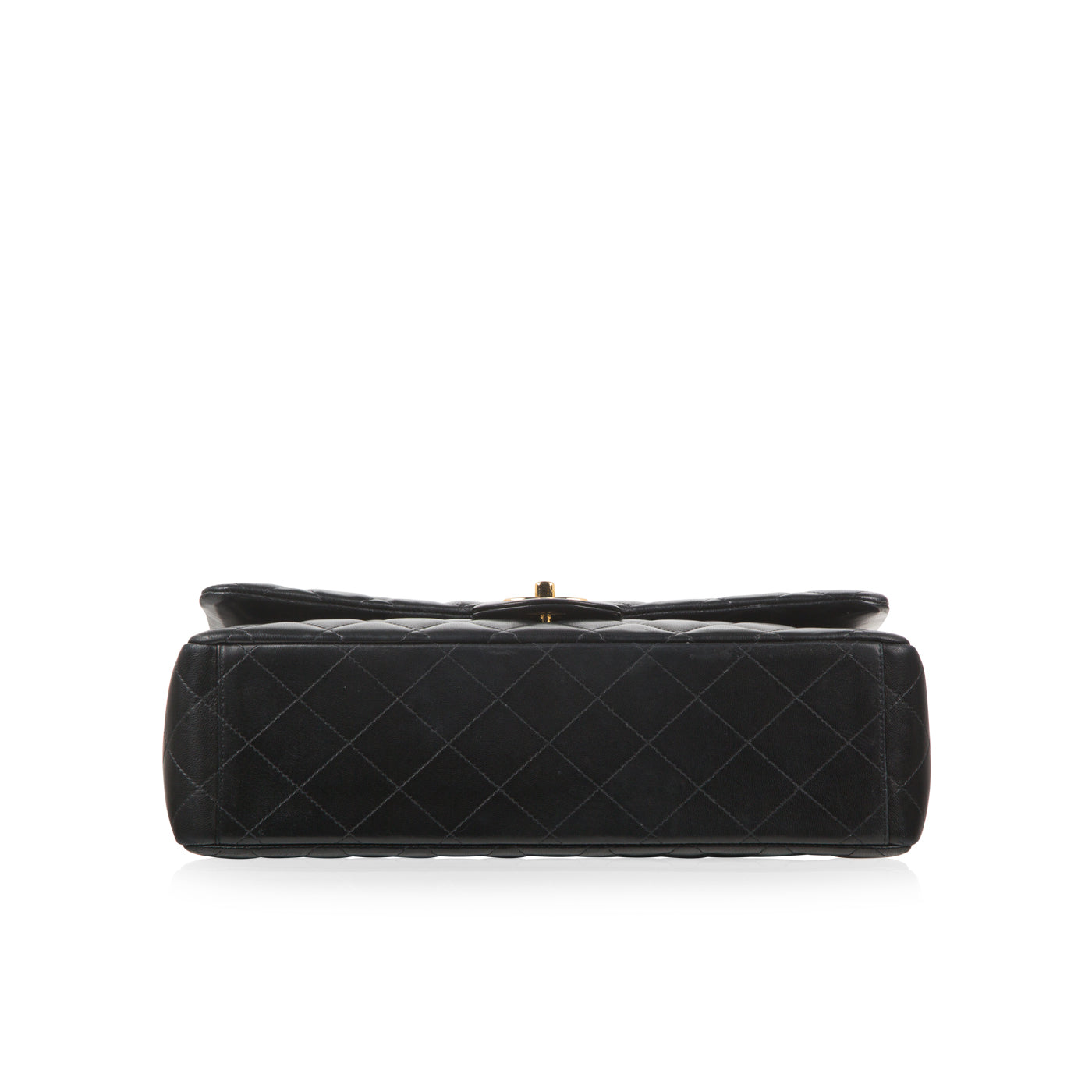 Chanel Classic Flap Lambskin Black Shoulder Bag Style 81