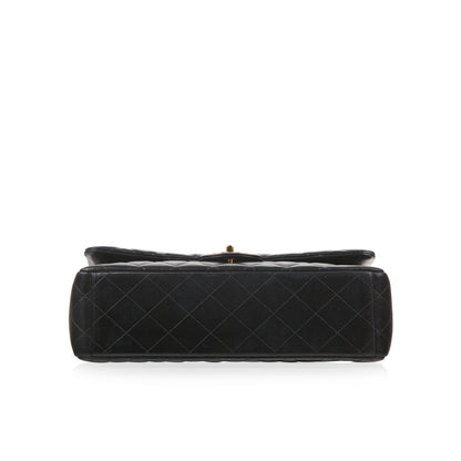 Chanel Classic Flap Lambskin Black Shoulder Bag Style 81
