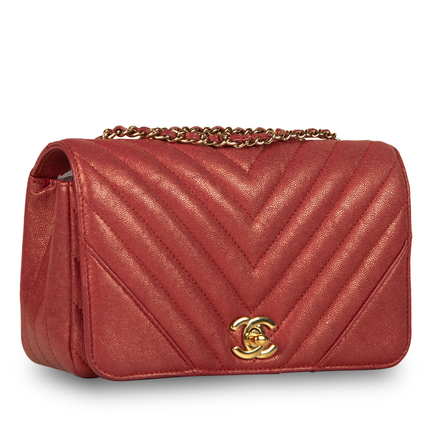 Chanel Caviar Gold Shoulder Bag