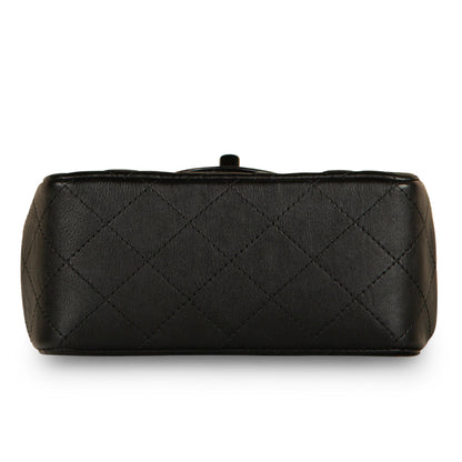 Chanel Classic Flap Bag - Mini Square - So Black