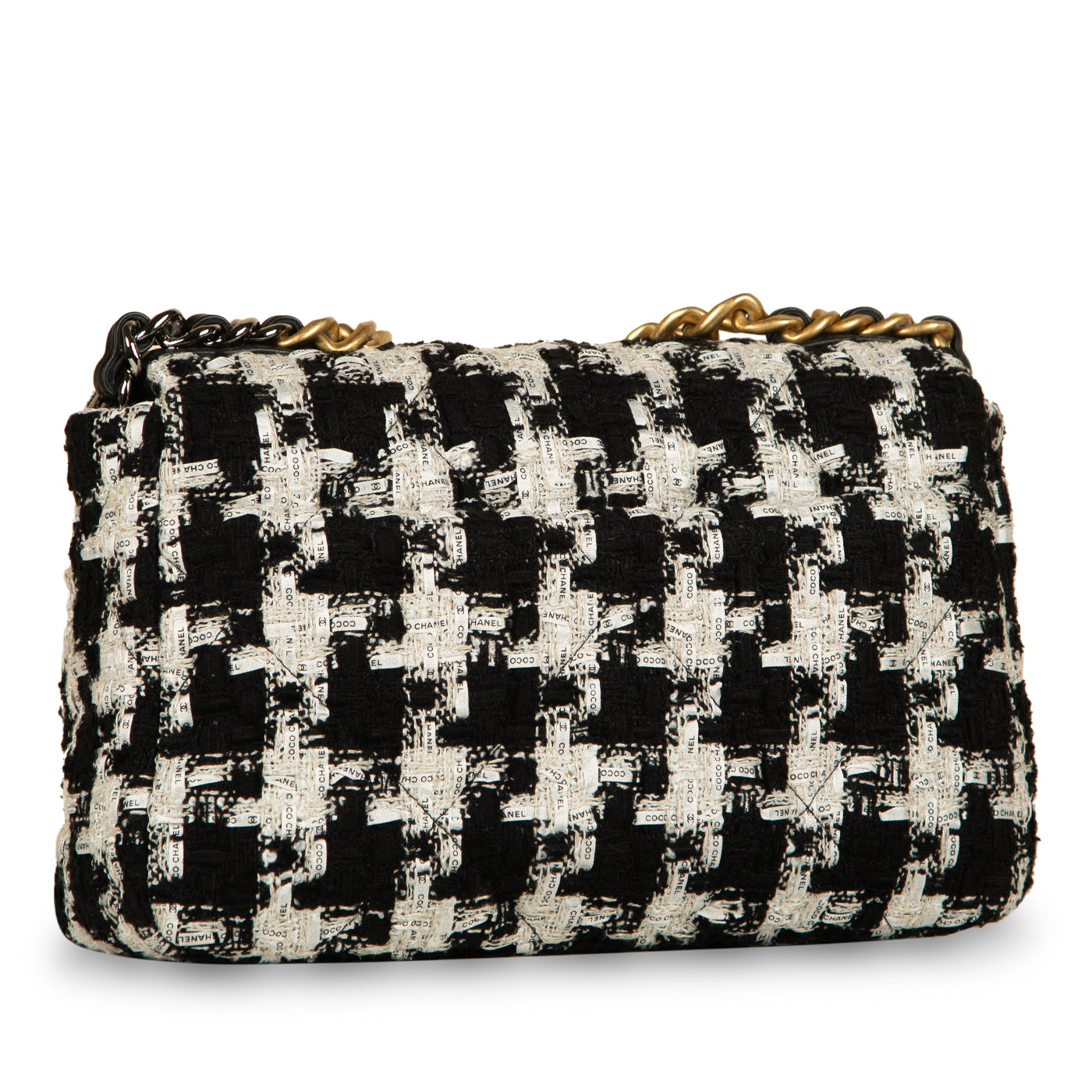 Chanel Chanel 19 Tweed Black Shoulder Bag Style 8