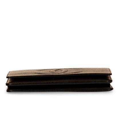 Chanel Wallet On Chain Caviar Black Crossbody Caviar
