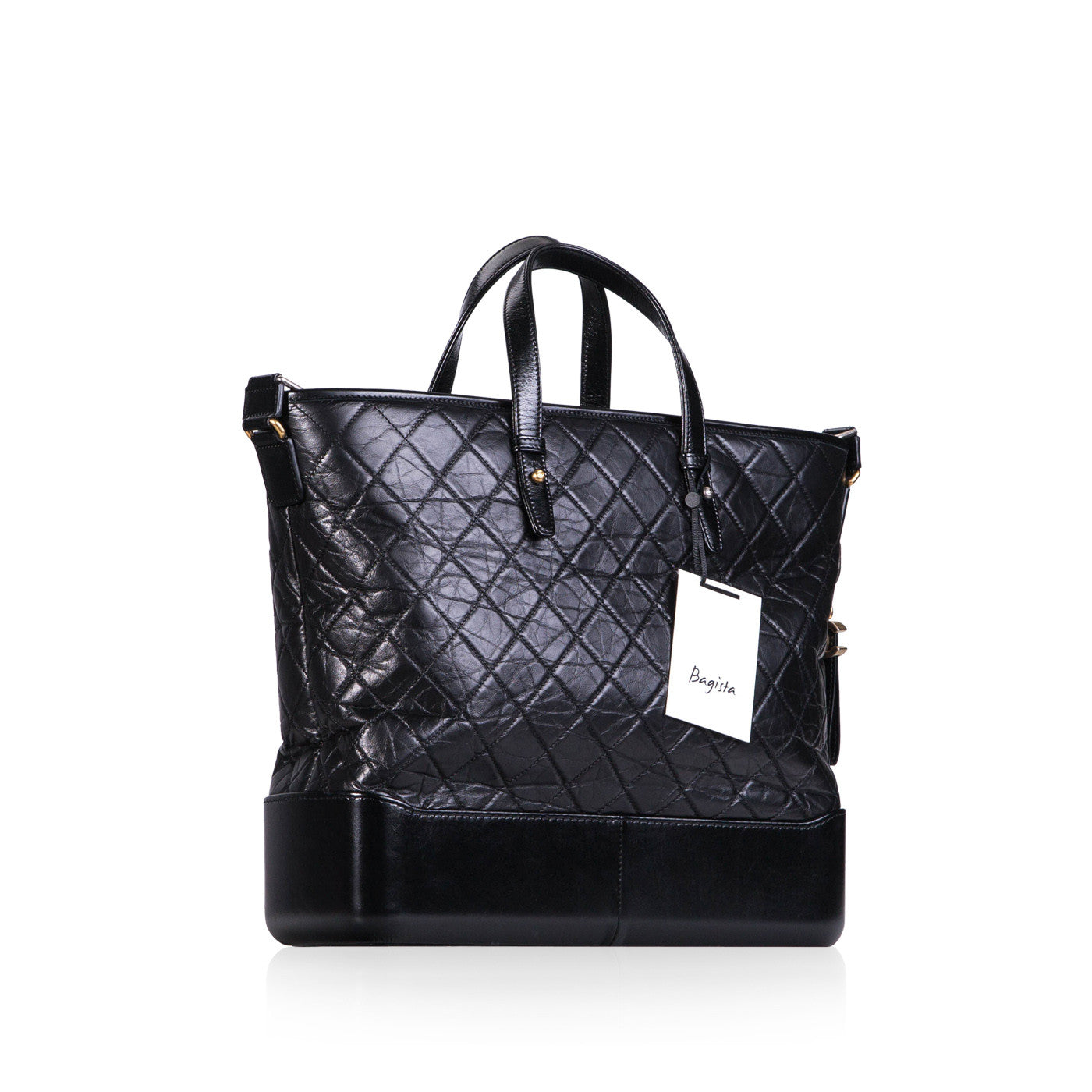 Chanel Gabrielle Calfskin Black Shoulder Bag Style 3