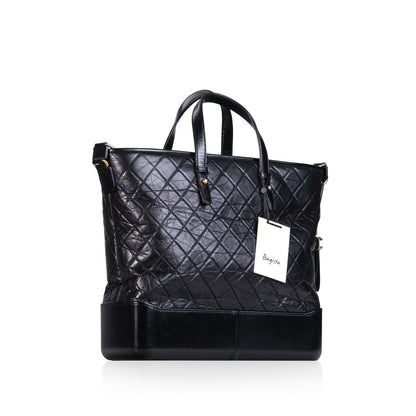 Chanel Gabrielle Calfskin Black Shoulder Bag Style 3