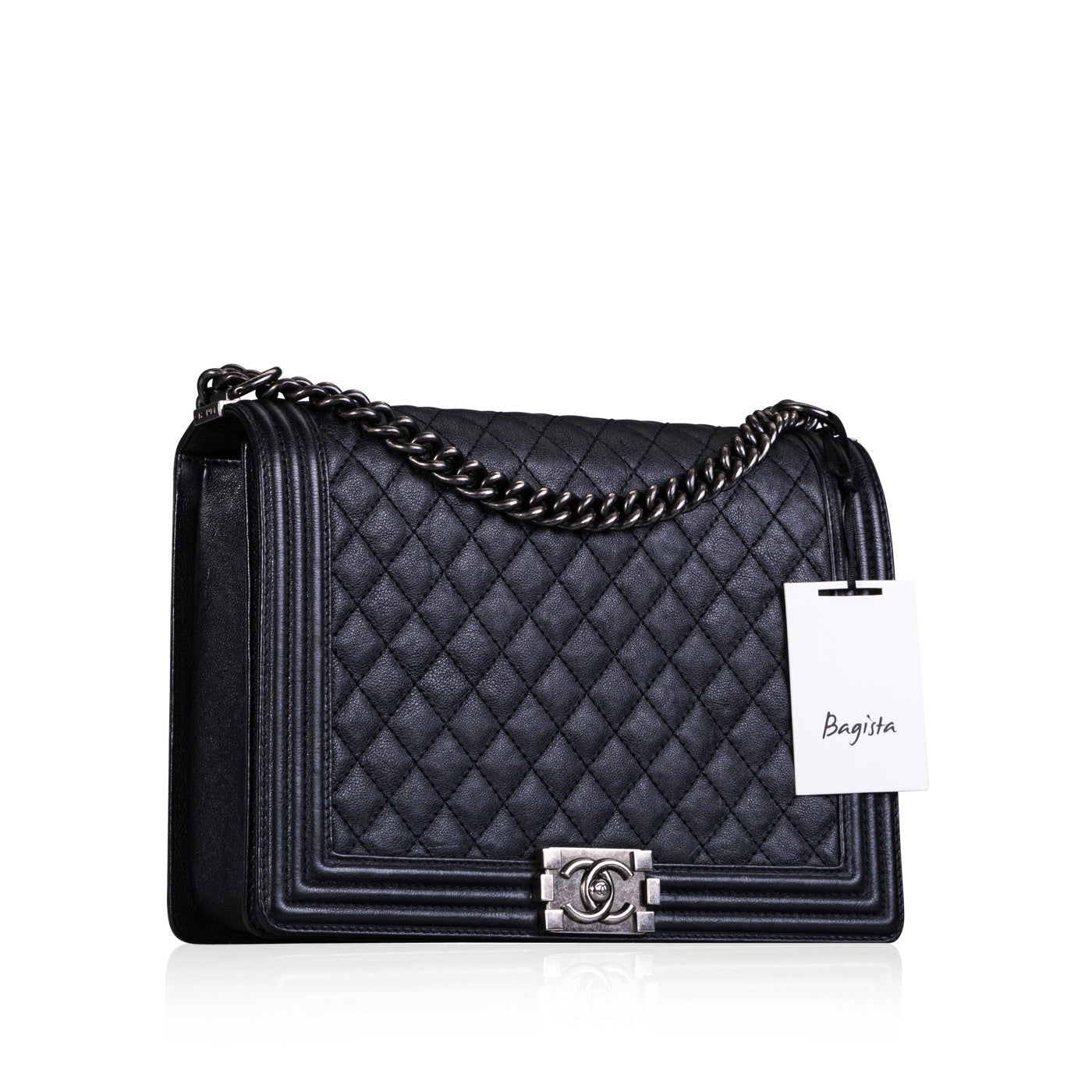 Chanel Boy Bag Quilted Black Shoulder Bag Style 2