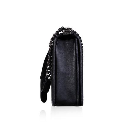 Chanel Boy Bag Quilted Black Shoulder Bag Style 2