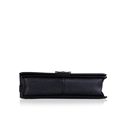 Chanel Boy Bag Quilted Black Shoulder Bag Style 2