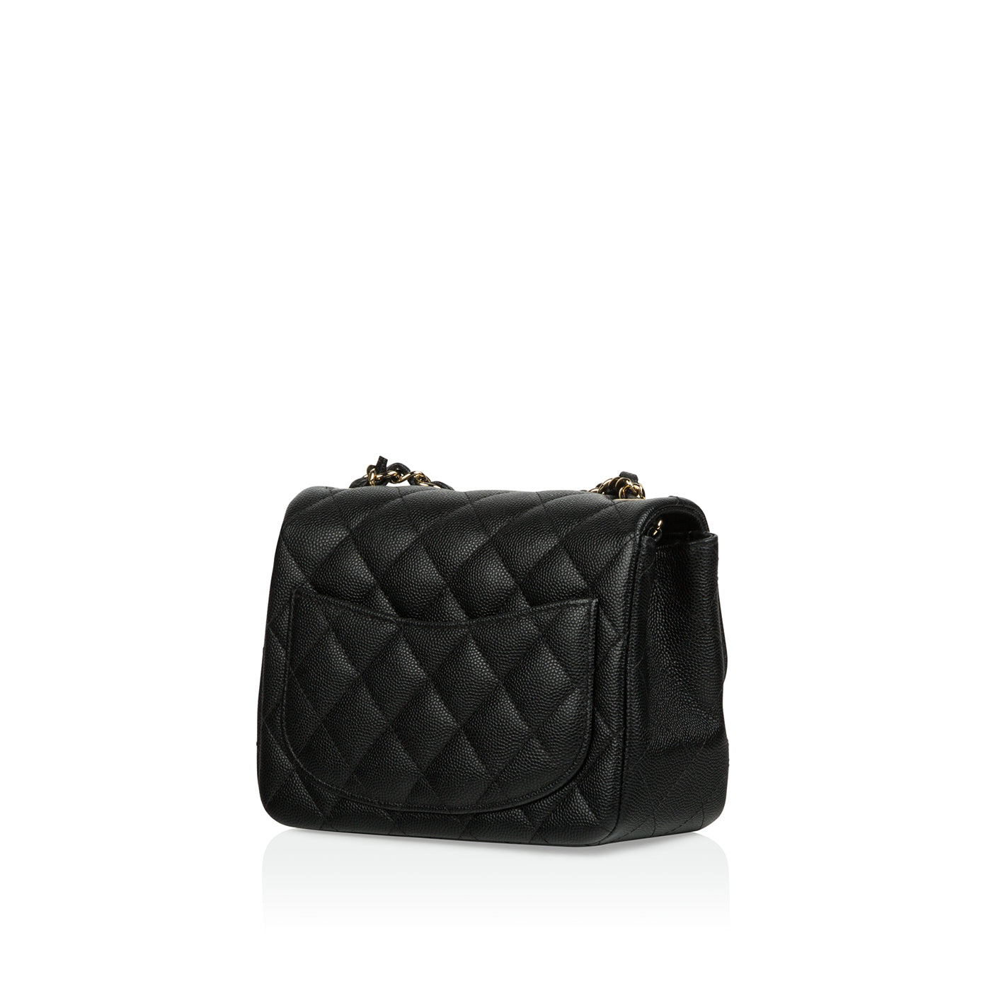 Chanel Classic Flap Caviar Black Shoulder Bag Style 100