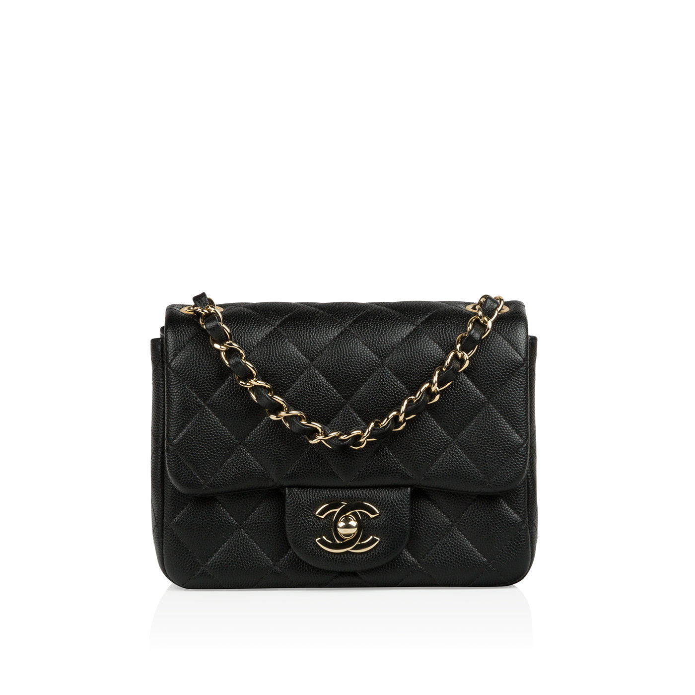 Chanel Classic Flap Caviar Black Shoulder Bag Style 100