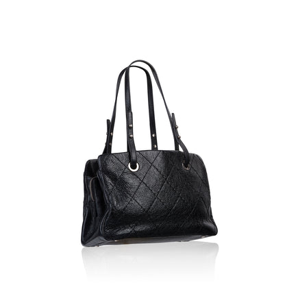 Chanel Glazed Leather Shopping Tote