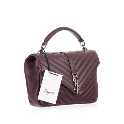 Saint Laurent Luxury Leather Red Handbag Style 34