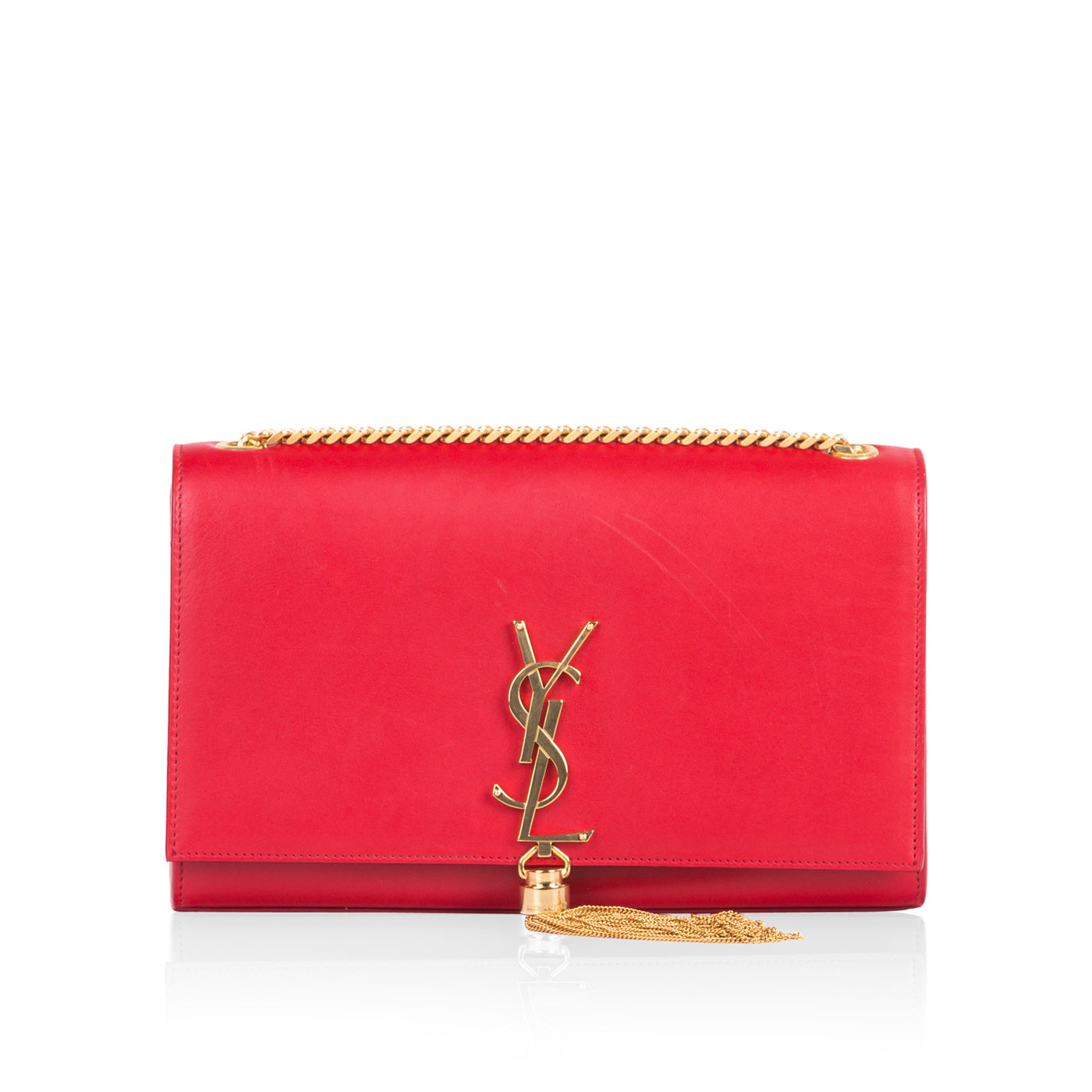 Saint Laurent Kate Red Shoulder Bag Style 23