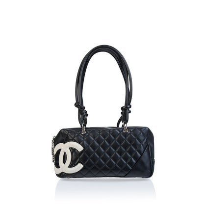 Chanel Cambon Quilted Black Handbag