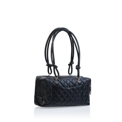 Chanel Cambon Quilted Black Handbag