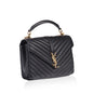 Saint Laurent Luxury Leather Red Handbag Style 33