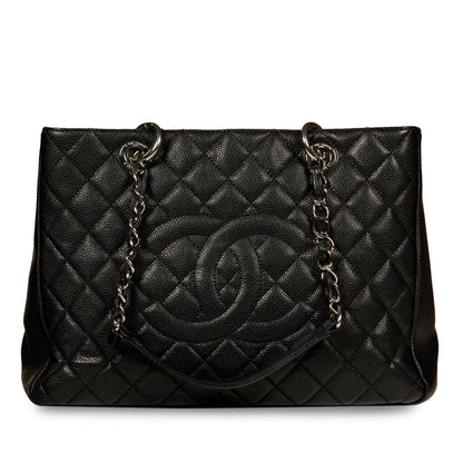 Chanel Timeless Caviar Black Tote Bag Style 29