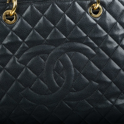 Chanel Shopping Tote Caviar Black Tote Bag Caviar