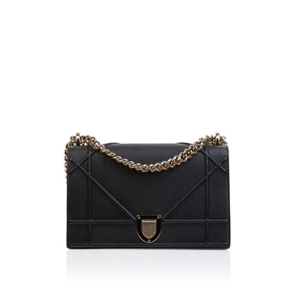 Dior Chain Leather Tote Bag
