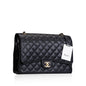 Chanel Classic Flap Caviar Black Shoulder Bag Style 135
