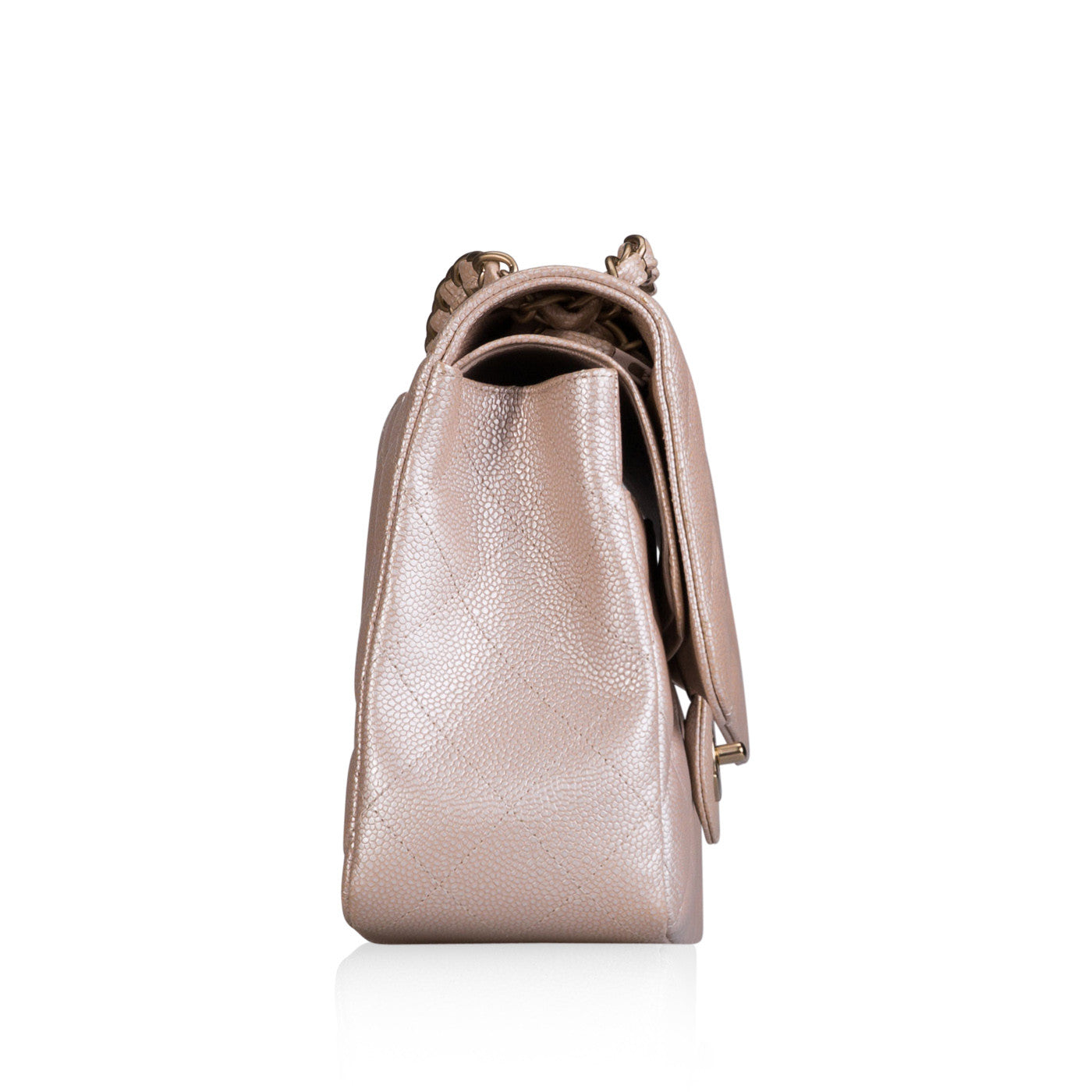 Chanel Classic Flap Caviar Gold Shoulder Bag Style 39