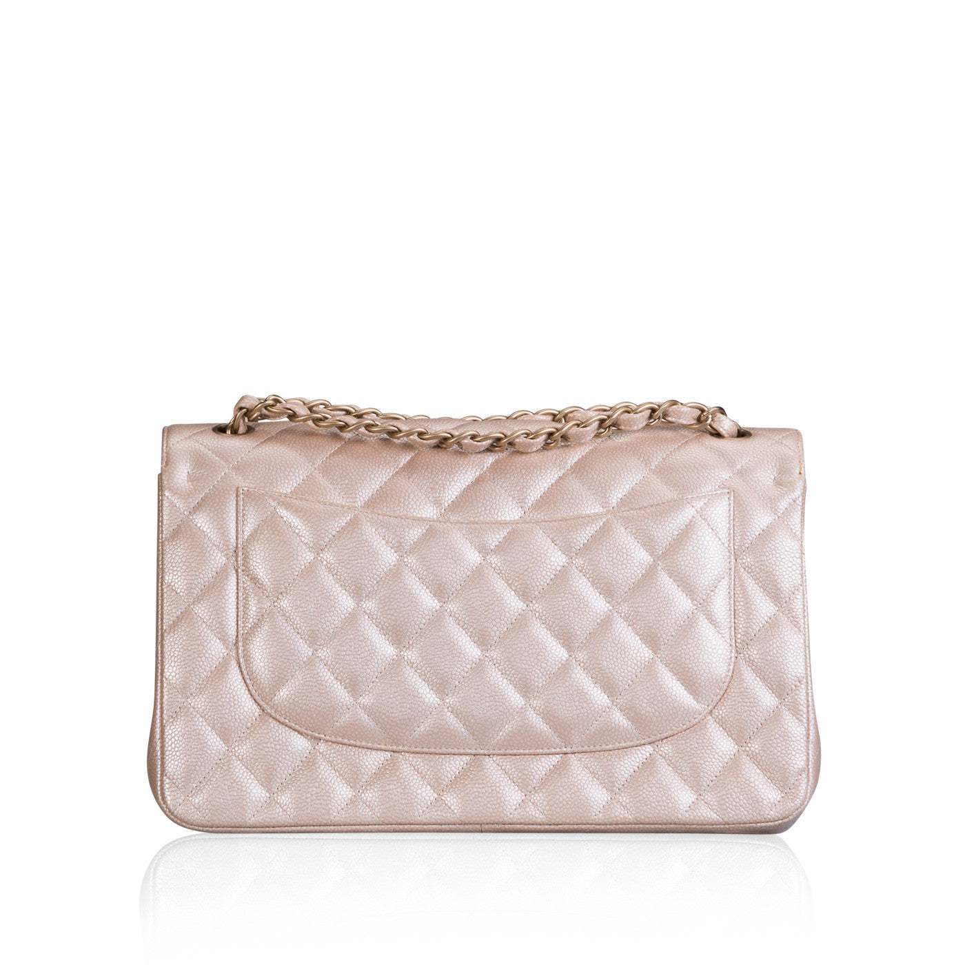 Chanel Classic Flap Caviar Gold Shoulder Bag Style 39