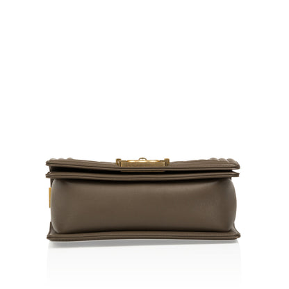 Chanel Boy Bag Lambskin Gold Shoulder Bag Style 17