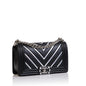 Chanel Boy Bag Lambskin Black Shoulder Bag Style 69