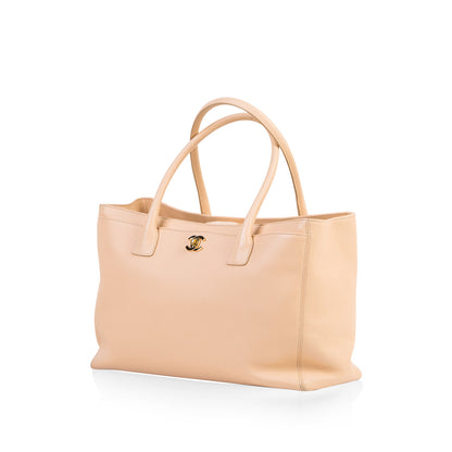 Chanel Timeless Lambskin Gold Tote Bag