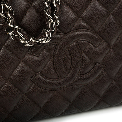 Chanel Timeless Caviar Brown Tote Bag Caviar