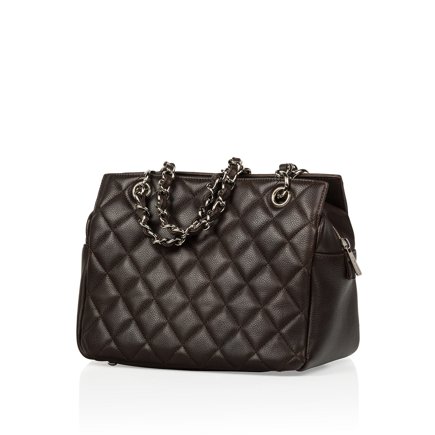 Chanel Timeless Caviar Brown Tote Bag Caviar