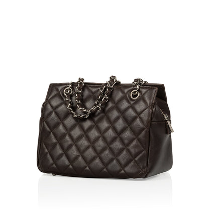 Chanel Timeless Caviar Brown Tote Bag Caviar