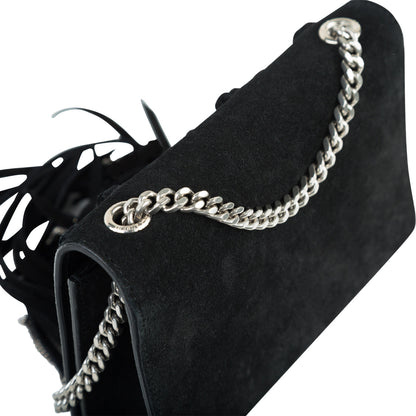 Saint Laurent Suede Fringe Bag