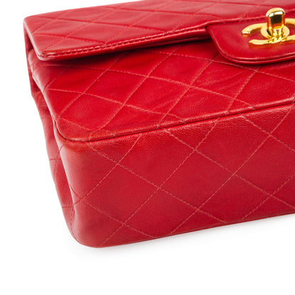 Chanel Classic Flap Lambskin Gold Shoulder Bag Style 107