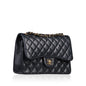 Chanel Classic Flap Lambskin Black Shoulder Bag Style 275