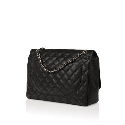 Chanel Classic Flap Caviar Black Shoulder Bag Style 127