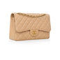 Chanel Classic Flap Lambskin Gold Shoulder Bag Style 102