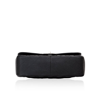 Chanel Classic Flap Lambskin Black Shoulder Bag Style 276