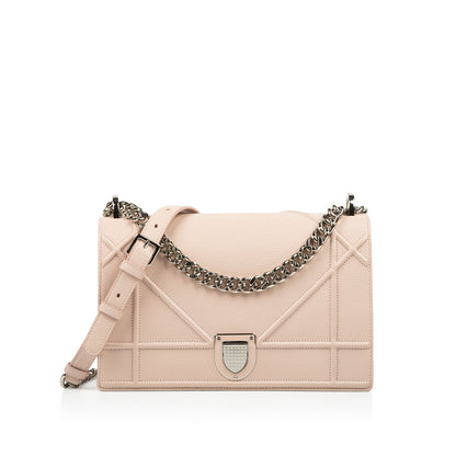 Dior Chain Leather Tote Bag