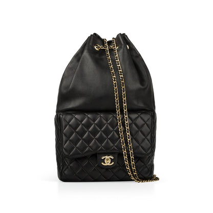 Chanel Timeless Lambskin Black Backpack Lambskin