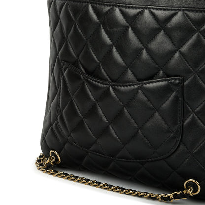 Chanel Timeless Lambskin Black Backpack Lambskin