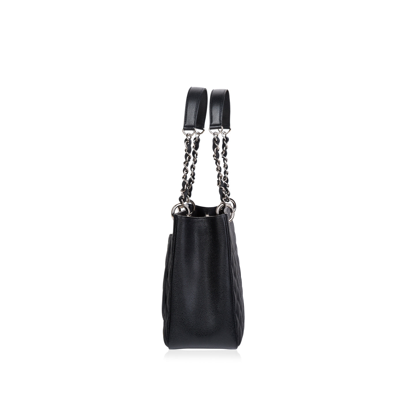 Chanel Timeless Caviar Black Tote Bag Style 15