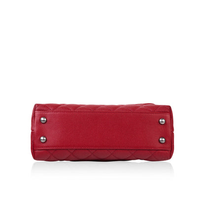 Chanel Classic Flap Caviar Red Shoulder Bag Caviar