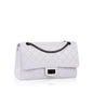 Chanel Classic Flap Lambskin White Shoulder Bag