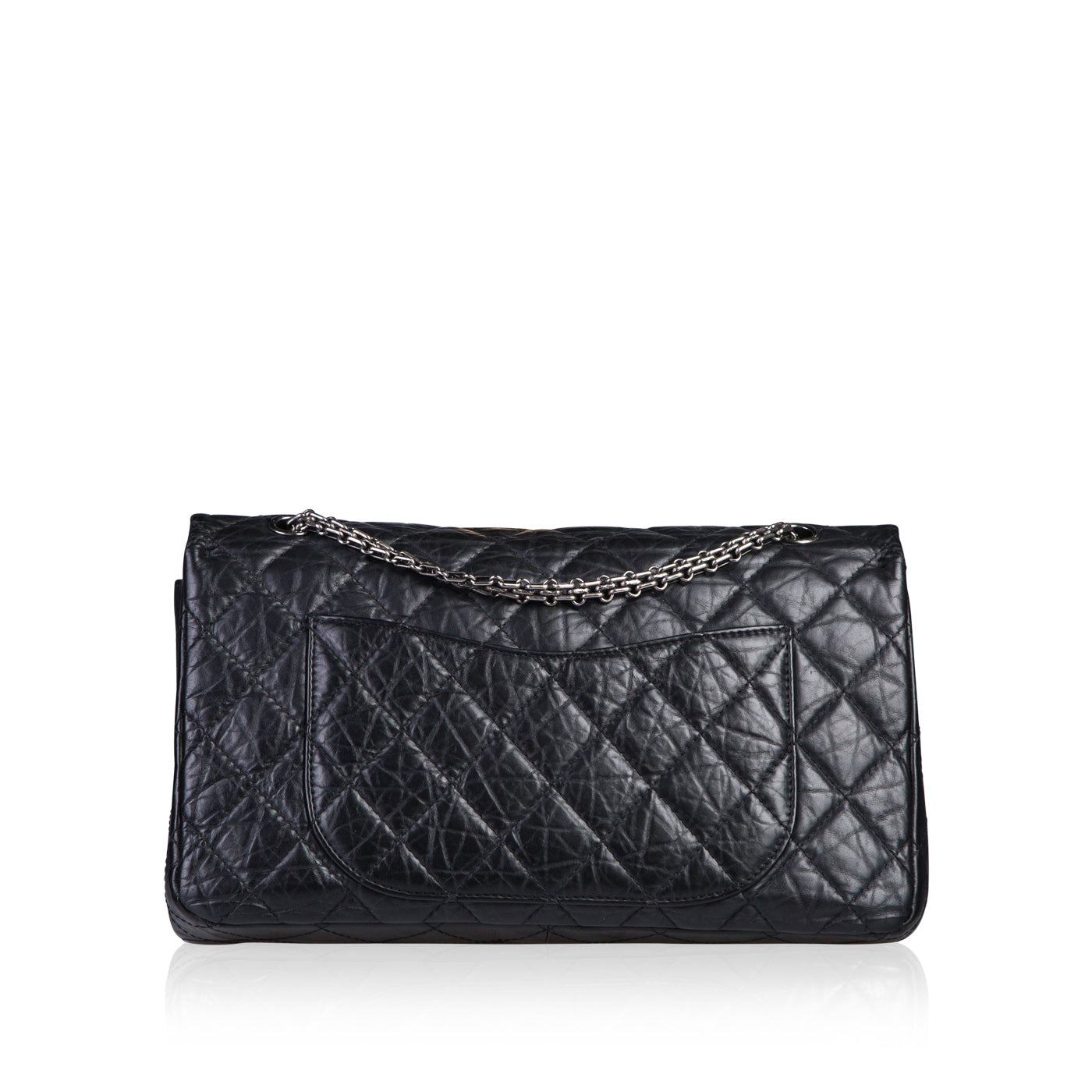 Chanel Classic Flap Lambskin Black Shoulder Bag Style 8