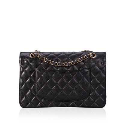 Chanel Classic Flap Caviar Black Shoulder Bag Style 6