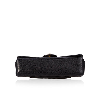 Chanel Classic Flap Caviar Black Shoulder Bag Style 133