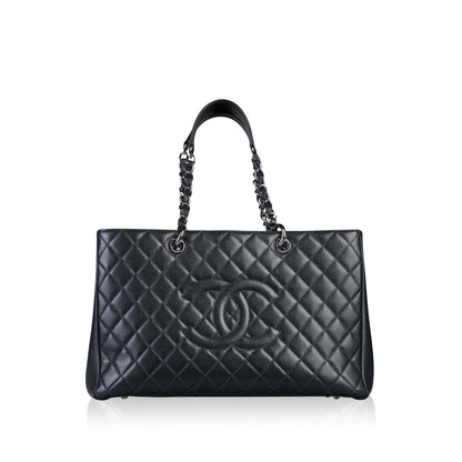 Chanel Timeless Caviar Black Tote Bag Style 43