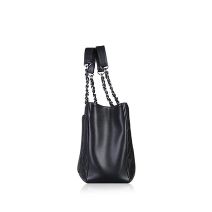 Chanel Timeless Caviar Black Tote Bag Style 43