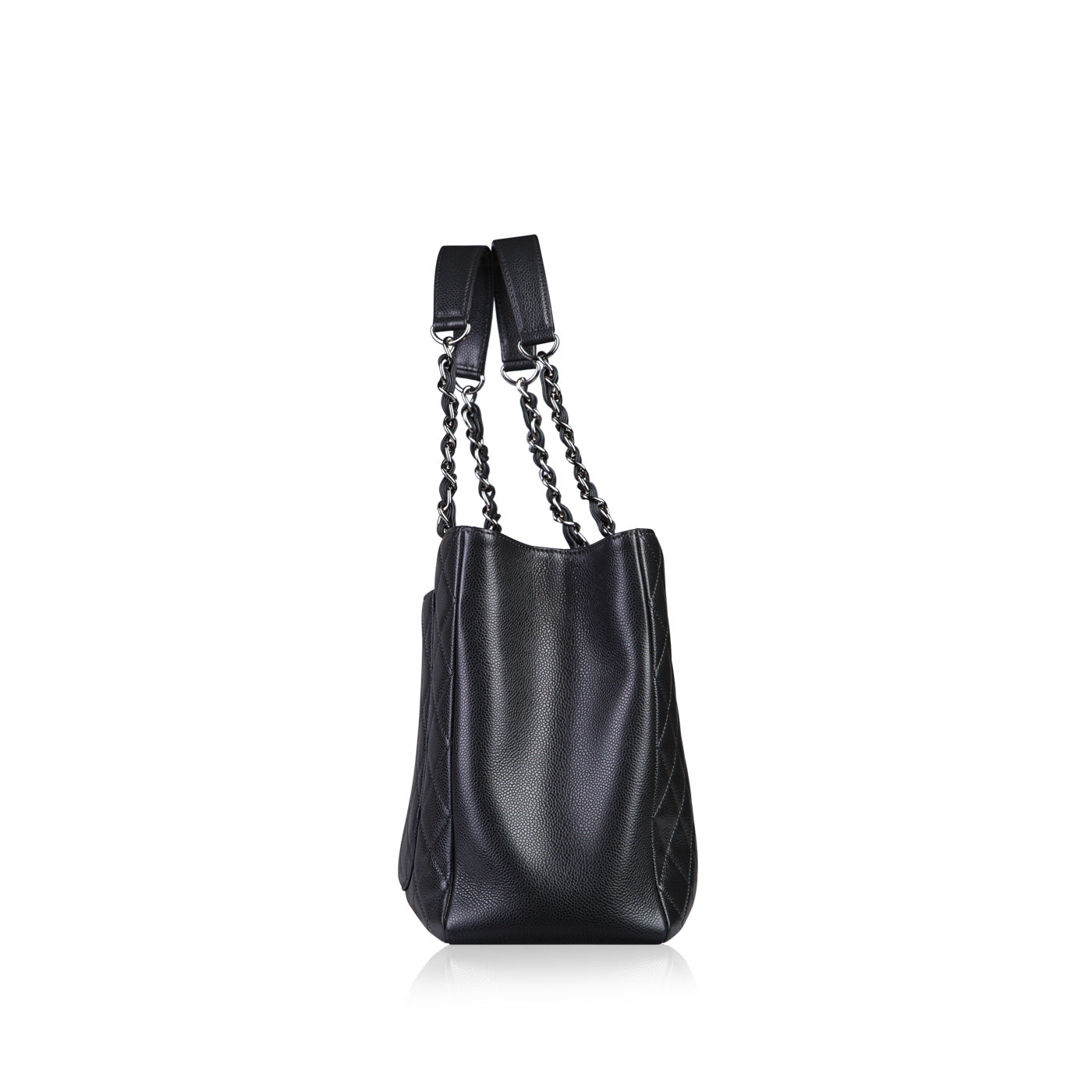 Chanel Timeless Caviar Black Tote Bag Style 44