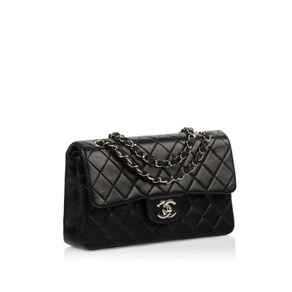 Chanel Classic Flap Lambskin Black Shoulder Bag Style 271